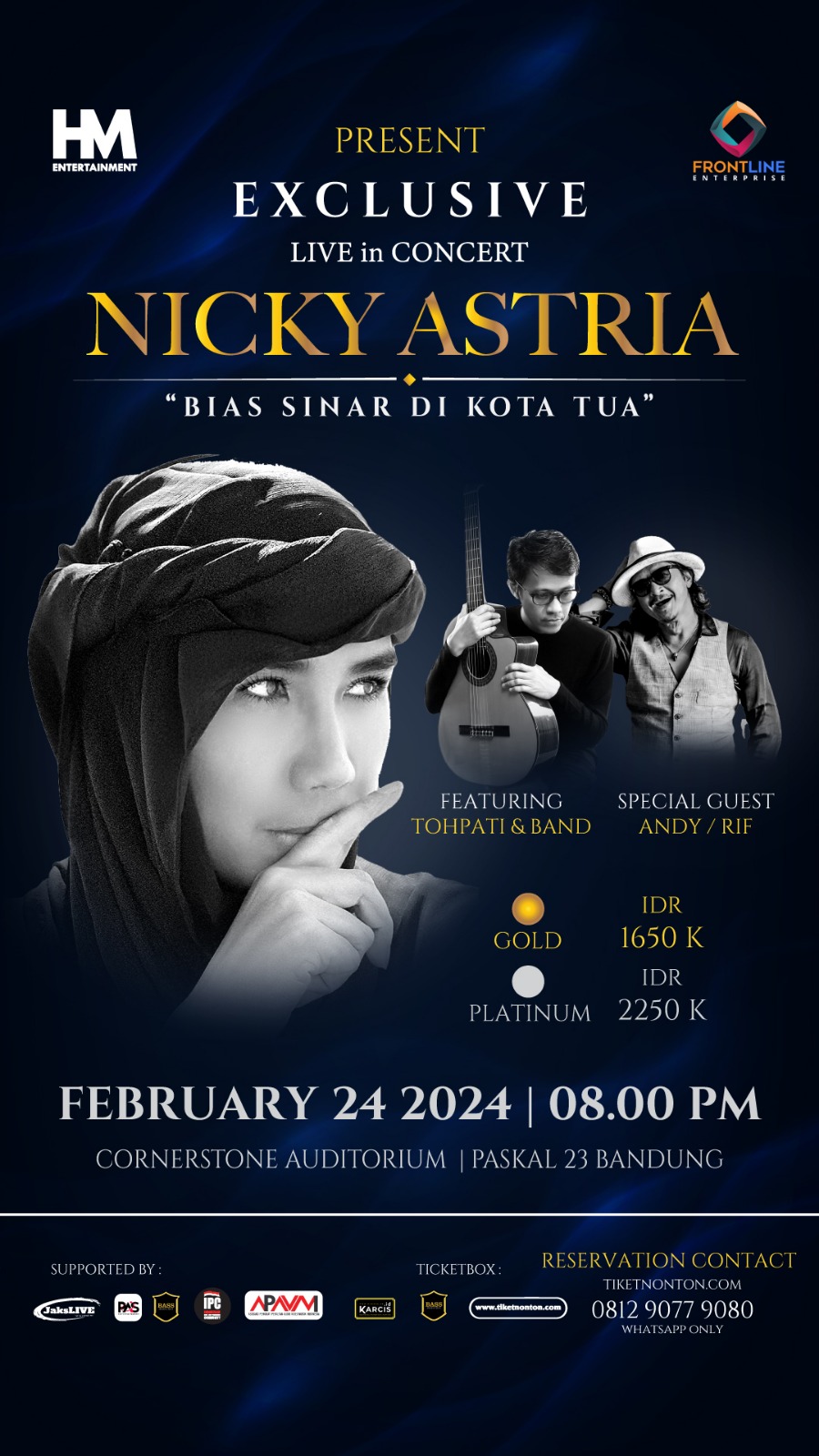 Poster EXCLUSIVE LIVE IN CONCERT NICKY ASTRIA - IbuDibjo