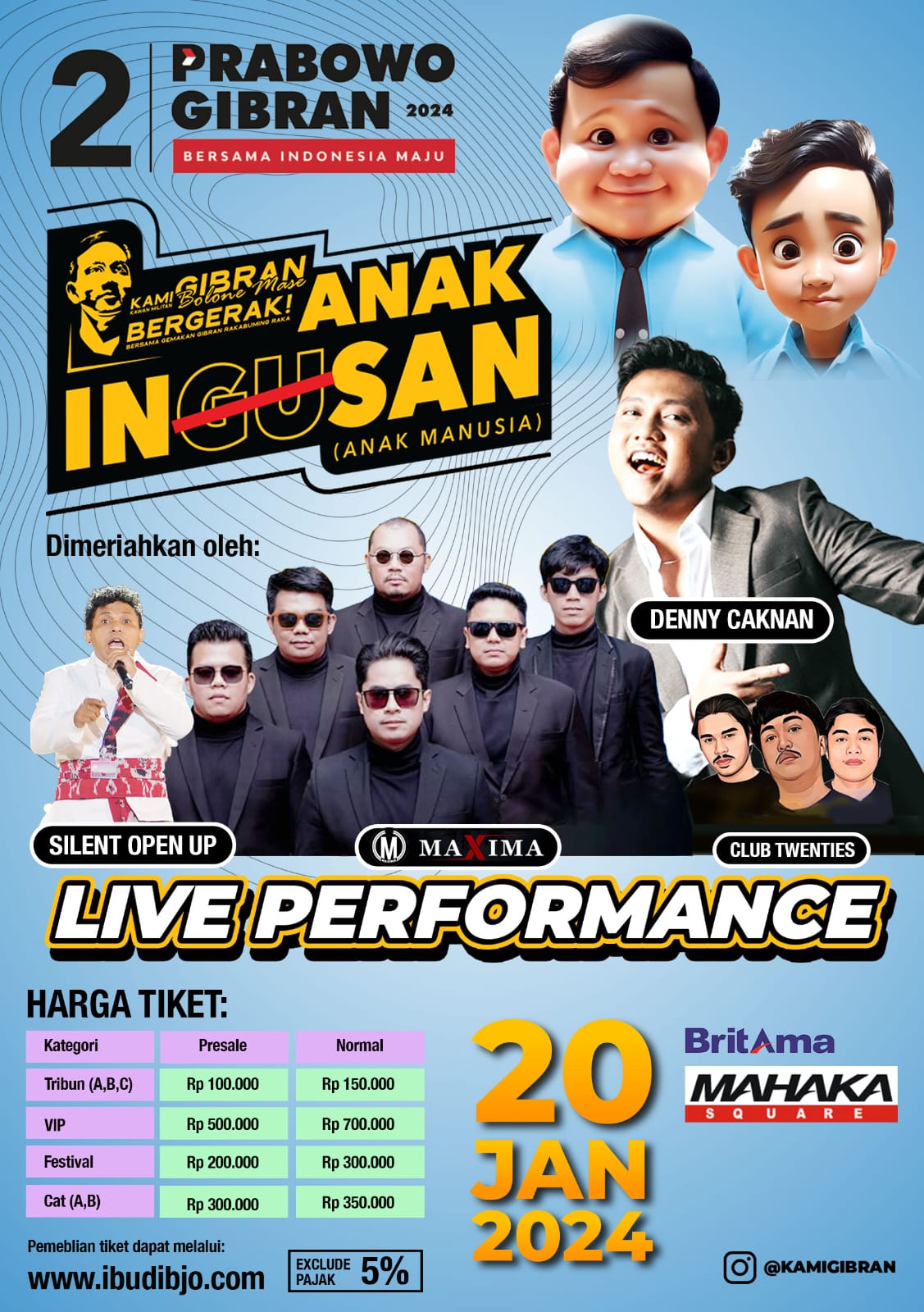 Poster FESTIVAL ANAK INSAN - IbuDibjo