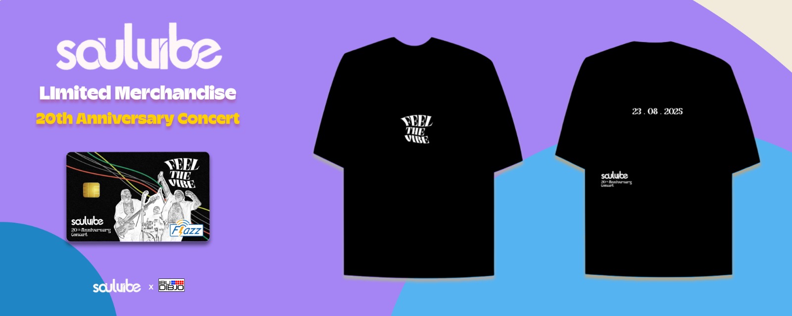 Marchandise Soulvibe 20th anniversary